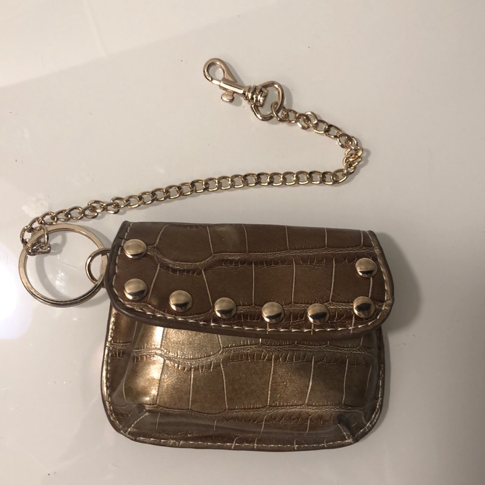 Kathy Van Zeeland - NWOT Gold Studded Coin Purse